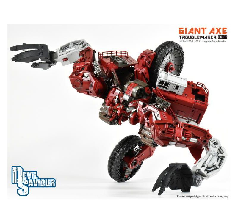DS-02 Giant Axe | Devil Saviour Construction Combiner Action figures