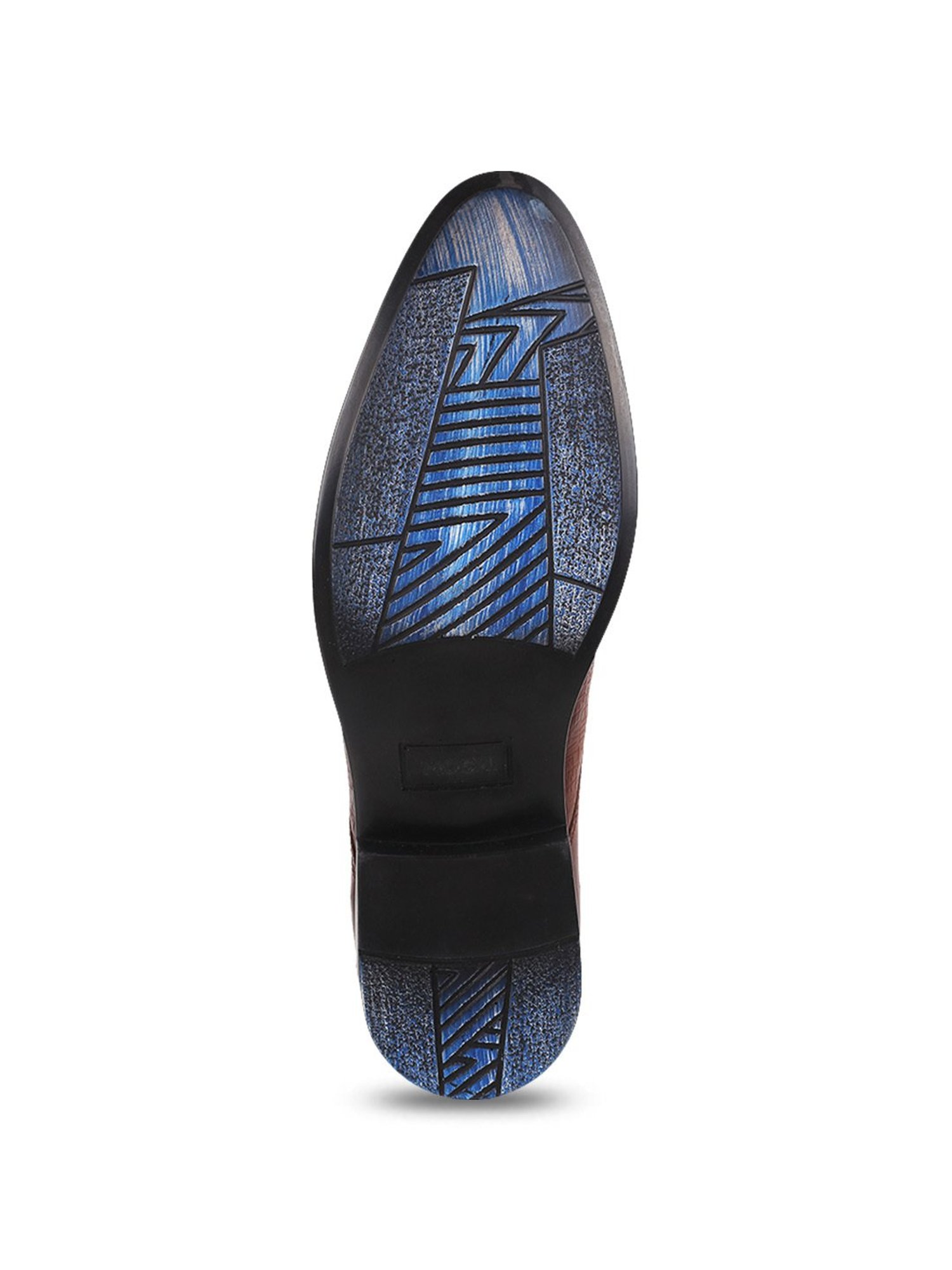 Mochi Men's Windsor Tan Brogue Shoes