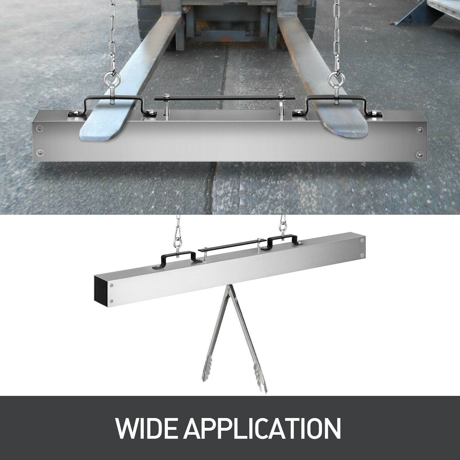 48" Hanging Magnetic Sweeper ForkLift Hanger Tool 48inch Vevor Magnet Sweeper