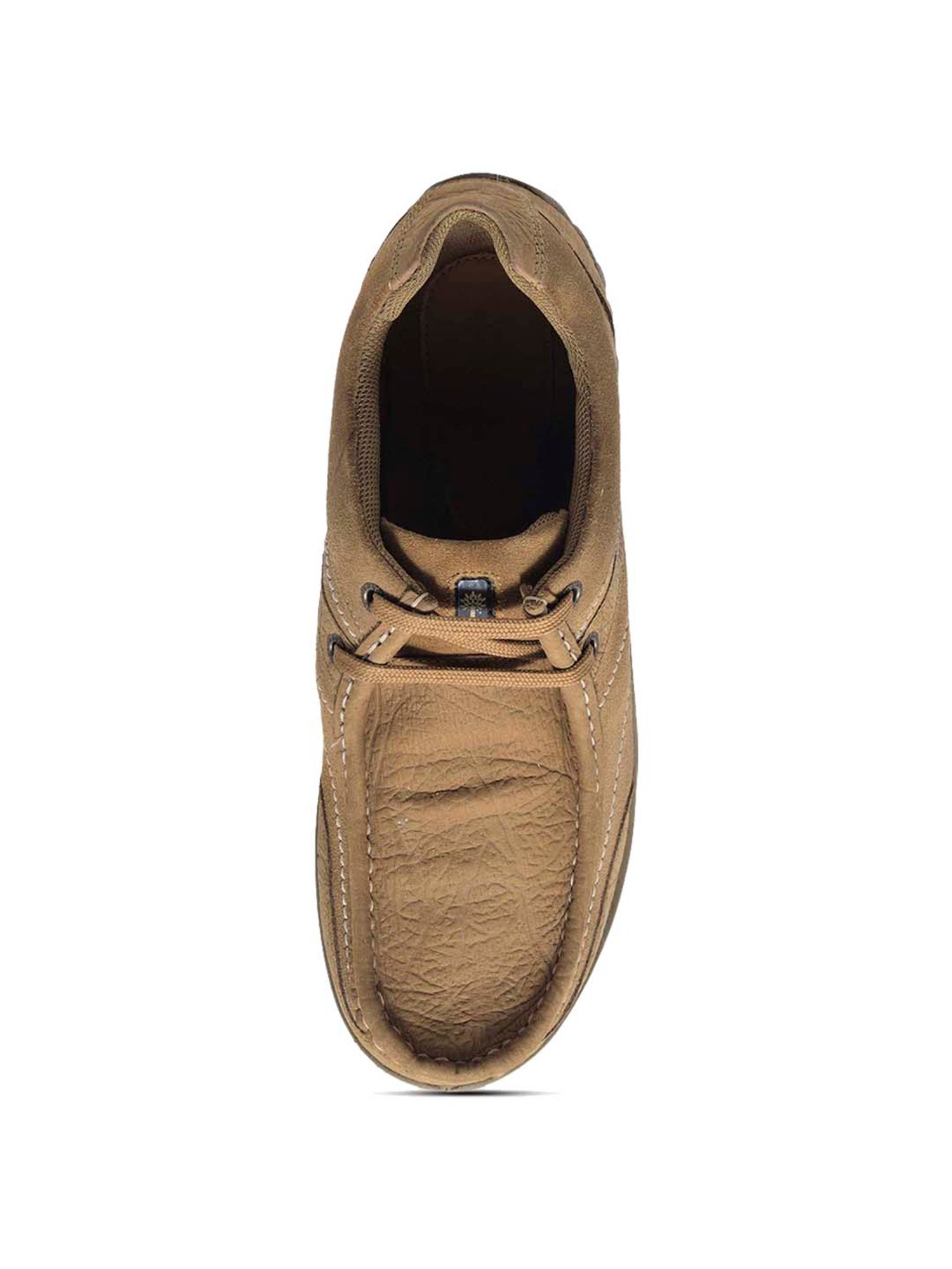 Woodland Men's Camel Casual Slip-Ons