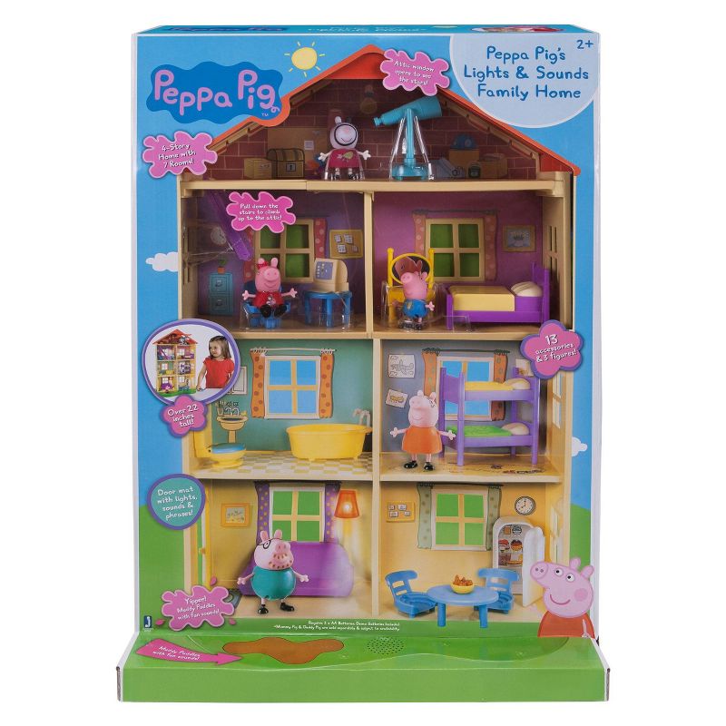 Peppa Pig Family Home Playset with Lights and Sounds