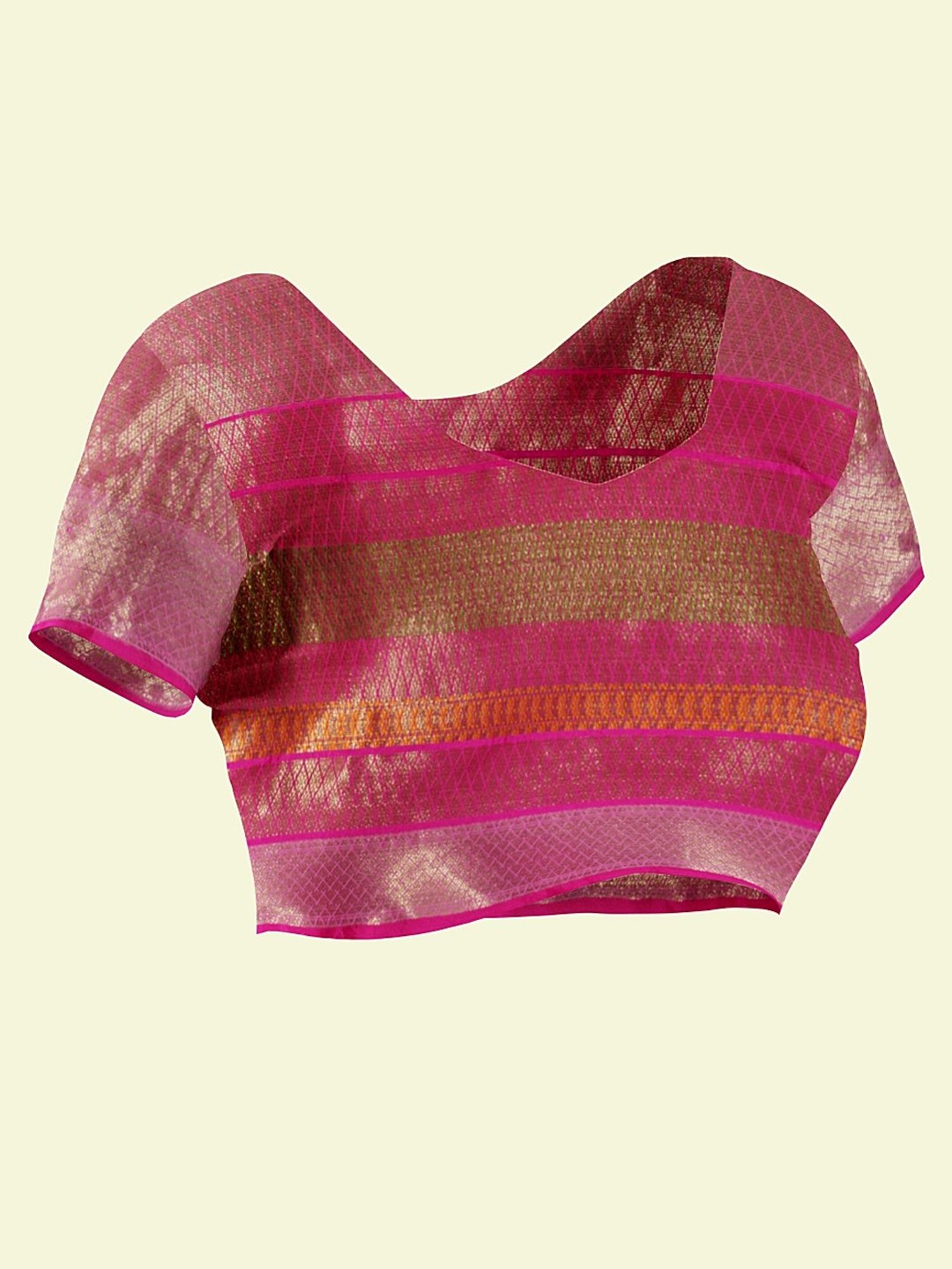 Banarasi Silk Works Green Woven Saree With Unstitched Blouse