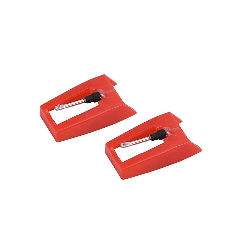 Pack of 2 Turntable Replacement needle with Ceramic Tip for ION iCT09RS Quick Play LP Power Play LP Quick Play Flash Contour LP Vertical Vinyl Archive LP Forever LP