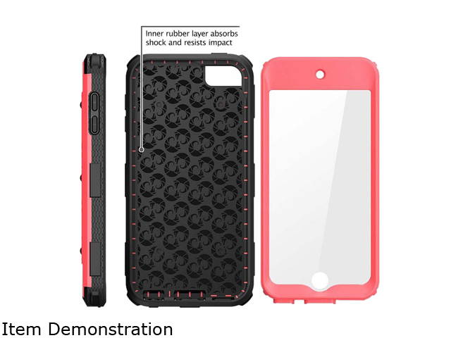 i-Blason Apple iPod Touch (5th & 6th Generations) Case - Armorbox Series Fullbody Case with Screen Protector iTouch-6G-Armorbox-Pink