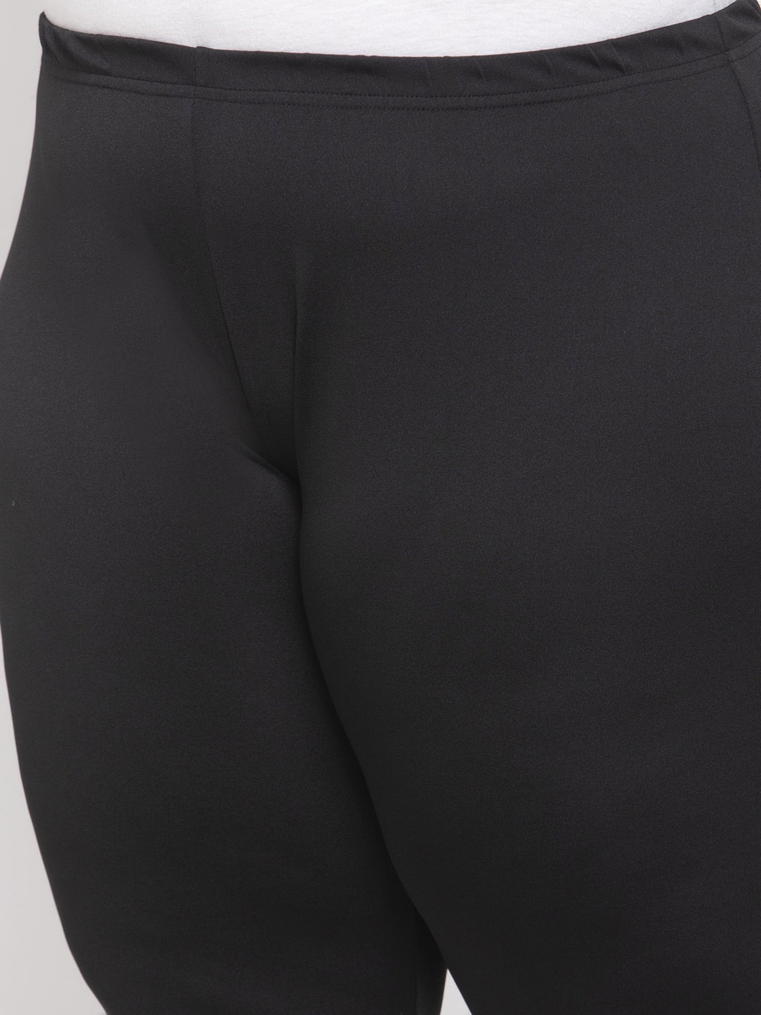 Melon by PlusS Black Regular Fit Capris