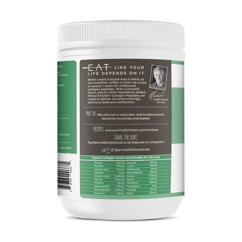 Primal Kitchen Grass Fed Collagen Peptides Supplement Powder - 1.2lbs