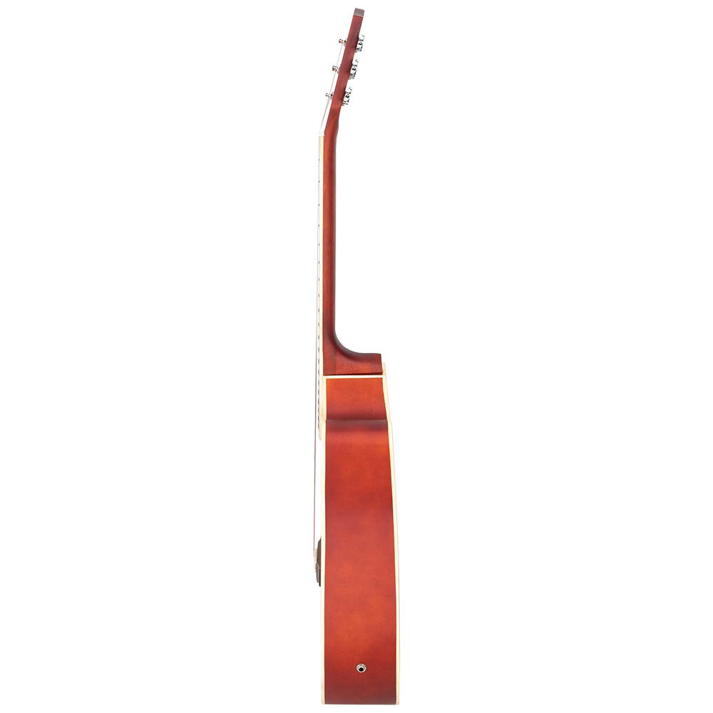 Glarry Gt509 41 Inch Spruce Panel Matte Edging EQ Folk Guitar Bag Shield Wrench Tuner Capo Shoulder Strap String Paddles Burlywood