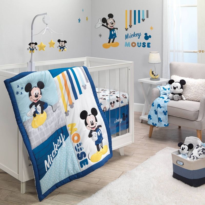 Lambs & Ivy Forever Mickey Mouse Baby Blanket