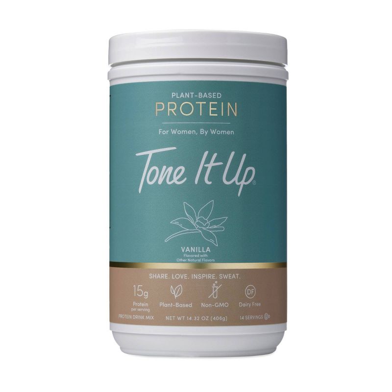 Tone It Up Plant-Based Protein Powder - Vanilla - 14.32oz
