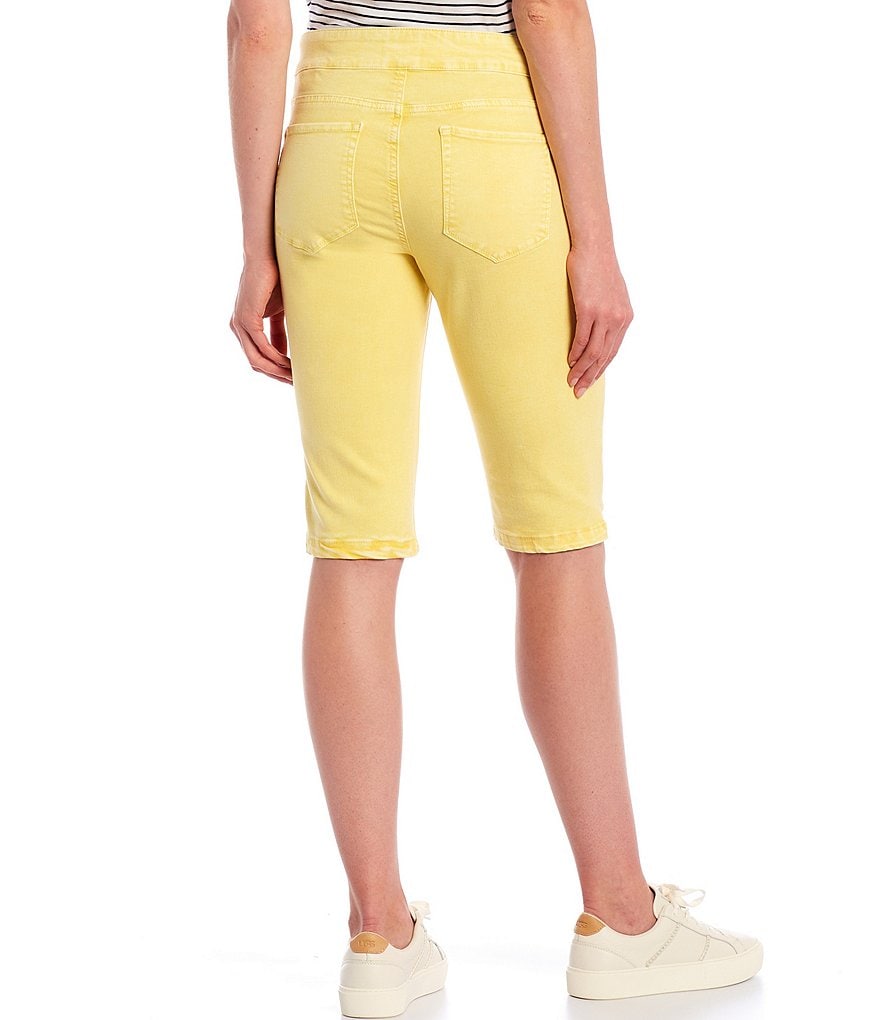 Westbound Petite Size the PARK AVE fit Indigo Skimmer Shorts