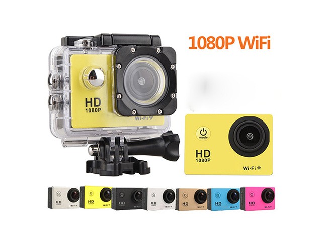 WIFI Action Camera Diving 50M Waterproof 1080P Full HD Go Underwater Helmet Sport Camera DV 12MP Photo Pixel Camera