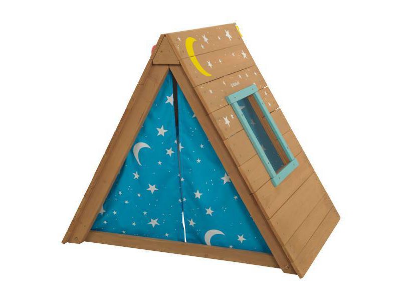 KidKraft A-Frame Hideaway & Climber Tent