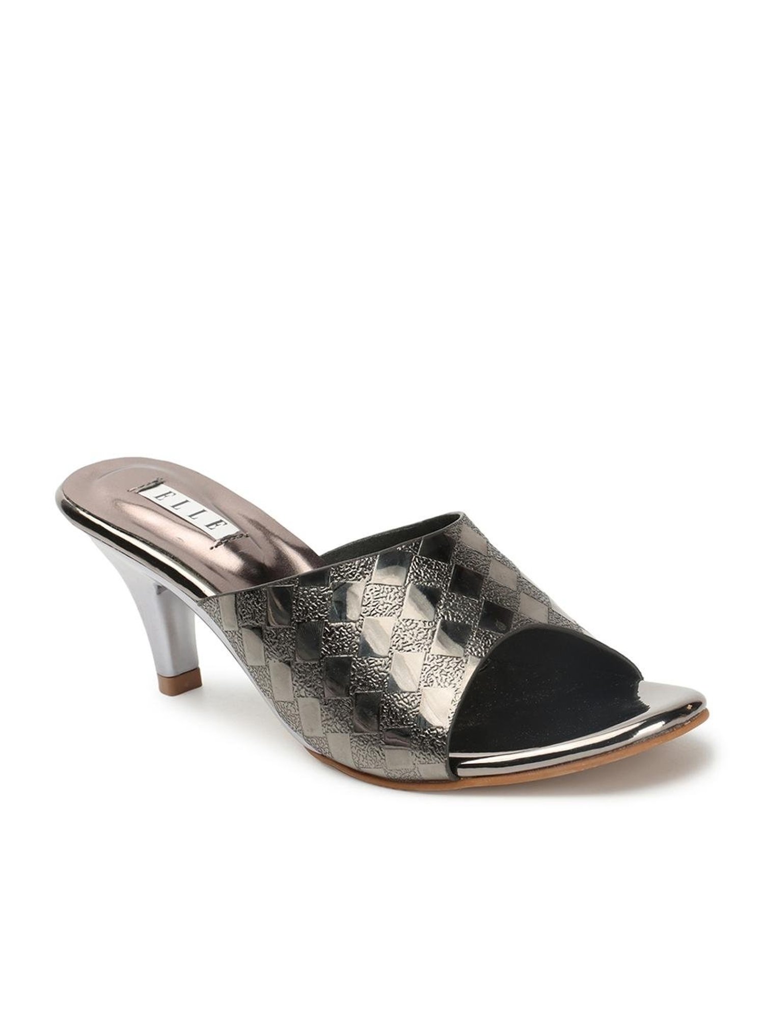Elle Women's Gun Metal Casual Stilettos