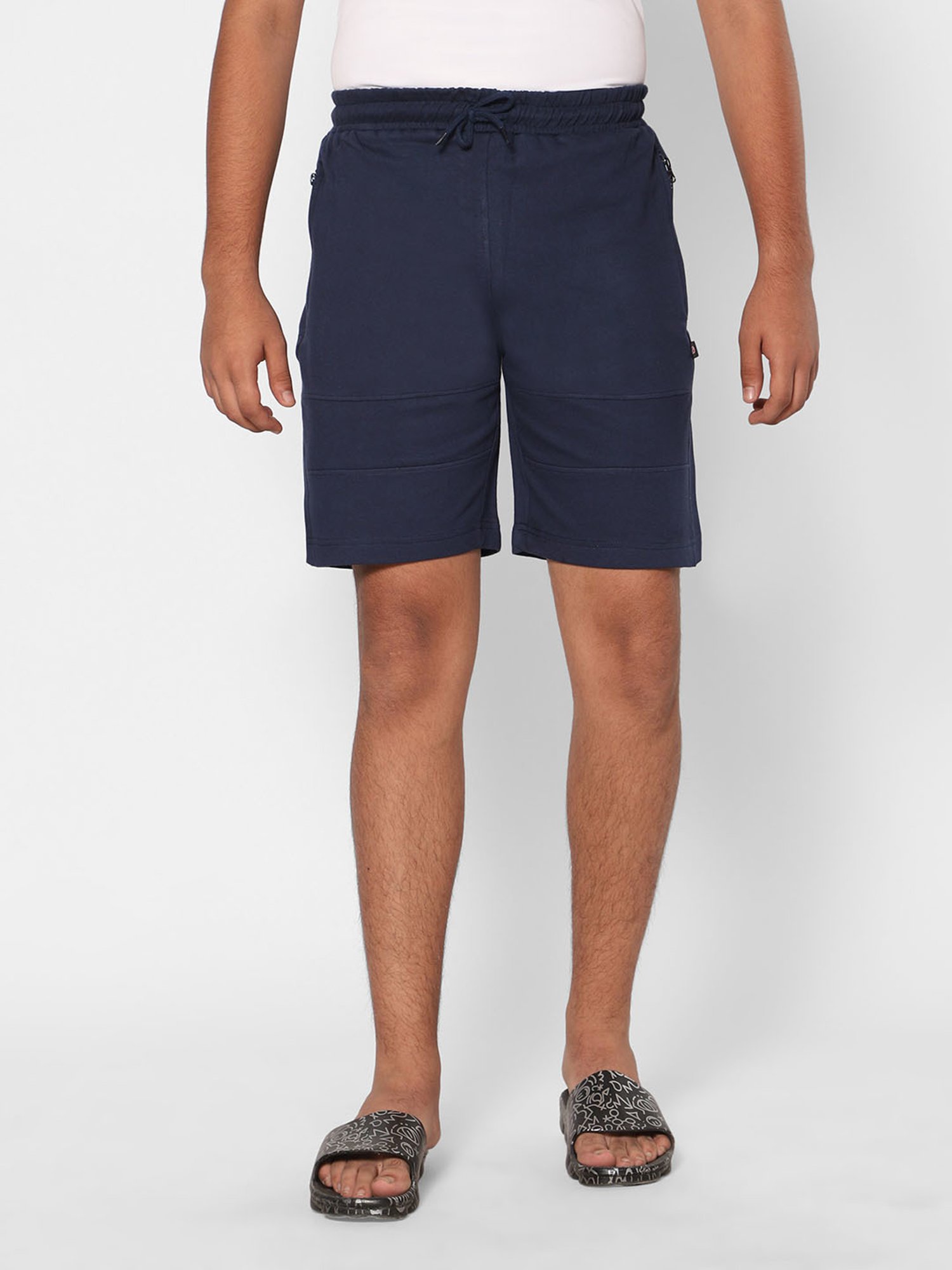 TeenTrums Boys Navy Solid Shorts