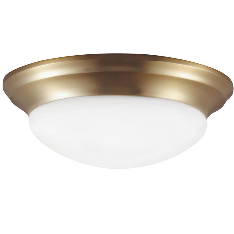 Sea Gull Nash 1 Light Satin Brass Ceiling Fixture 7543593S-848