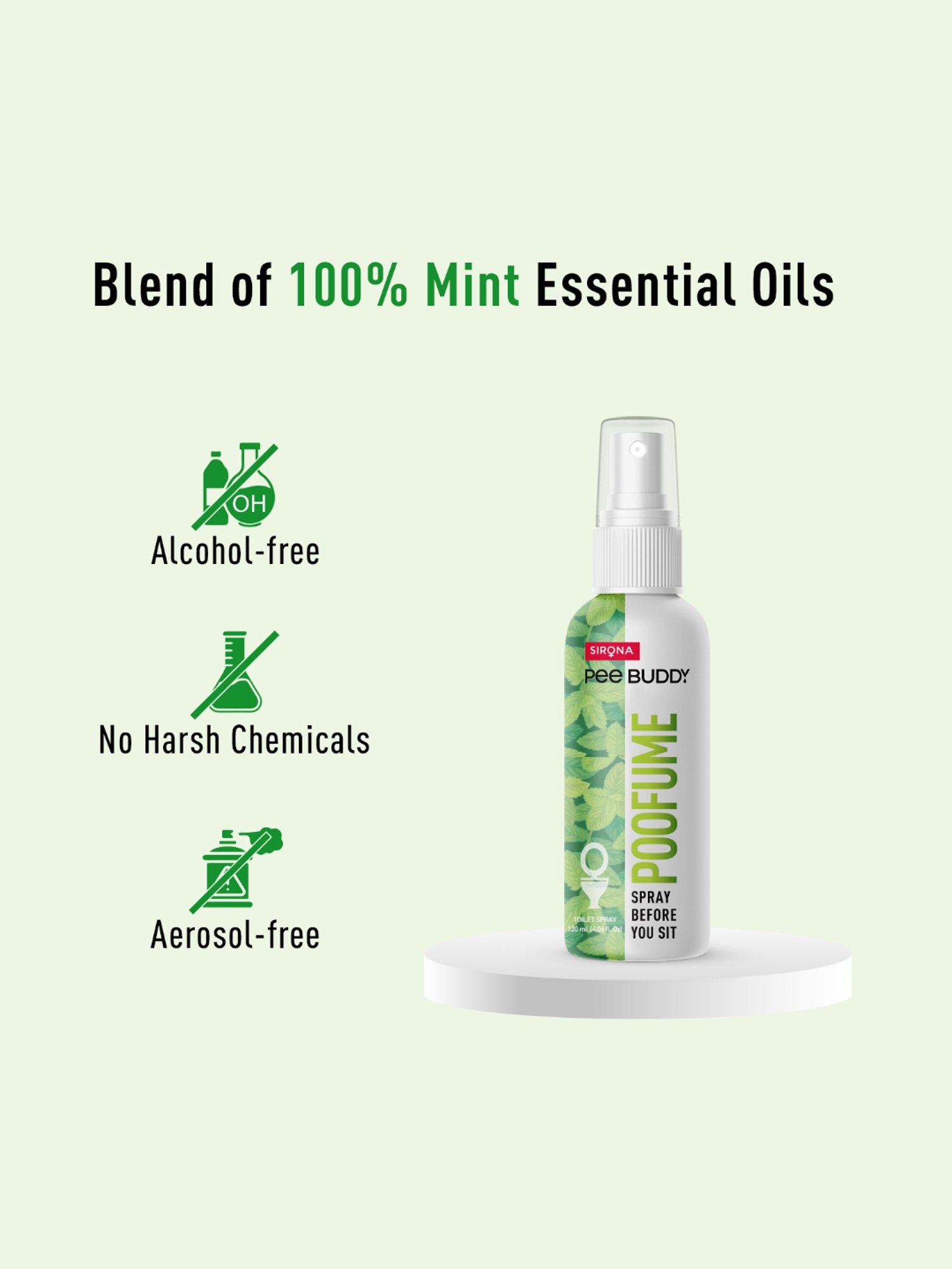 Pee Buddy Poofume Toilet Spray Before You Sit - 120 ml