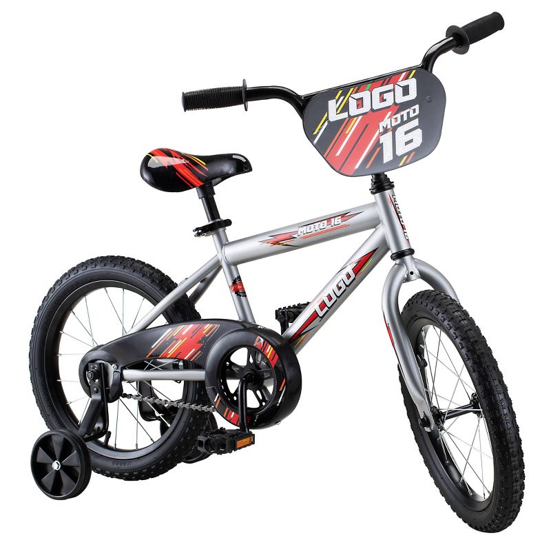 Pacific 16" Logo Kids' Bike - Red/Gray