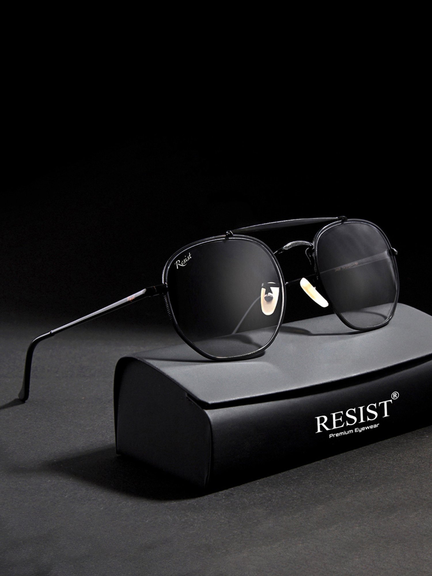 Resist Eyewear Clear UV Protection Unisex Sunglasses