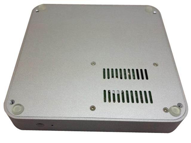 HUNSN Fanless Mini PC, Intel Celeron 1007U, Desktop Computer, HTPC, Kodi Box, Windows 10 Pro/Linux Ubuntu, BM08, AC WiFi2.4+5Ghz/BT4.0/VGA/HDMI/6USB2.0/LAN, (4G RAM/64G SSD)