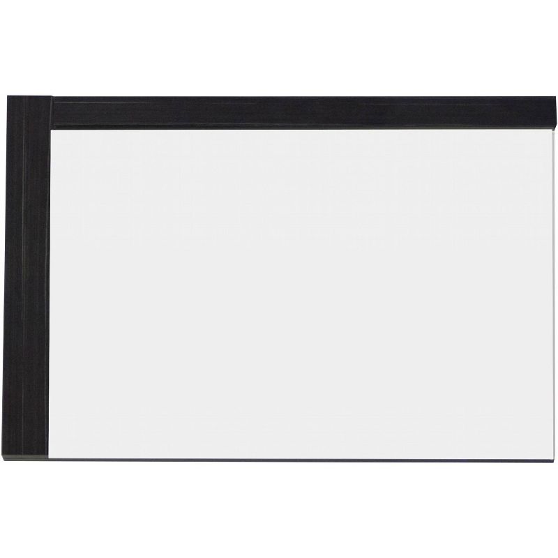 35.5" D2 Modern Plywood Melamine Mirror Dark Gray - American Imaginations