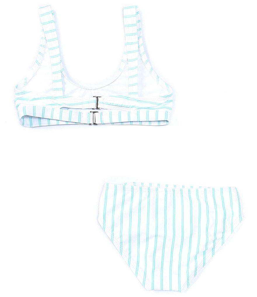 Flapdoodles Big Girls 7-10 Rainbow Tankini & Skirted Two-Piece Swimsuit