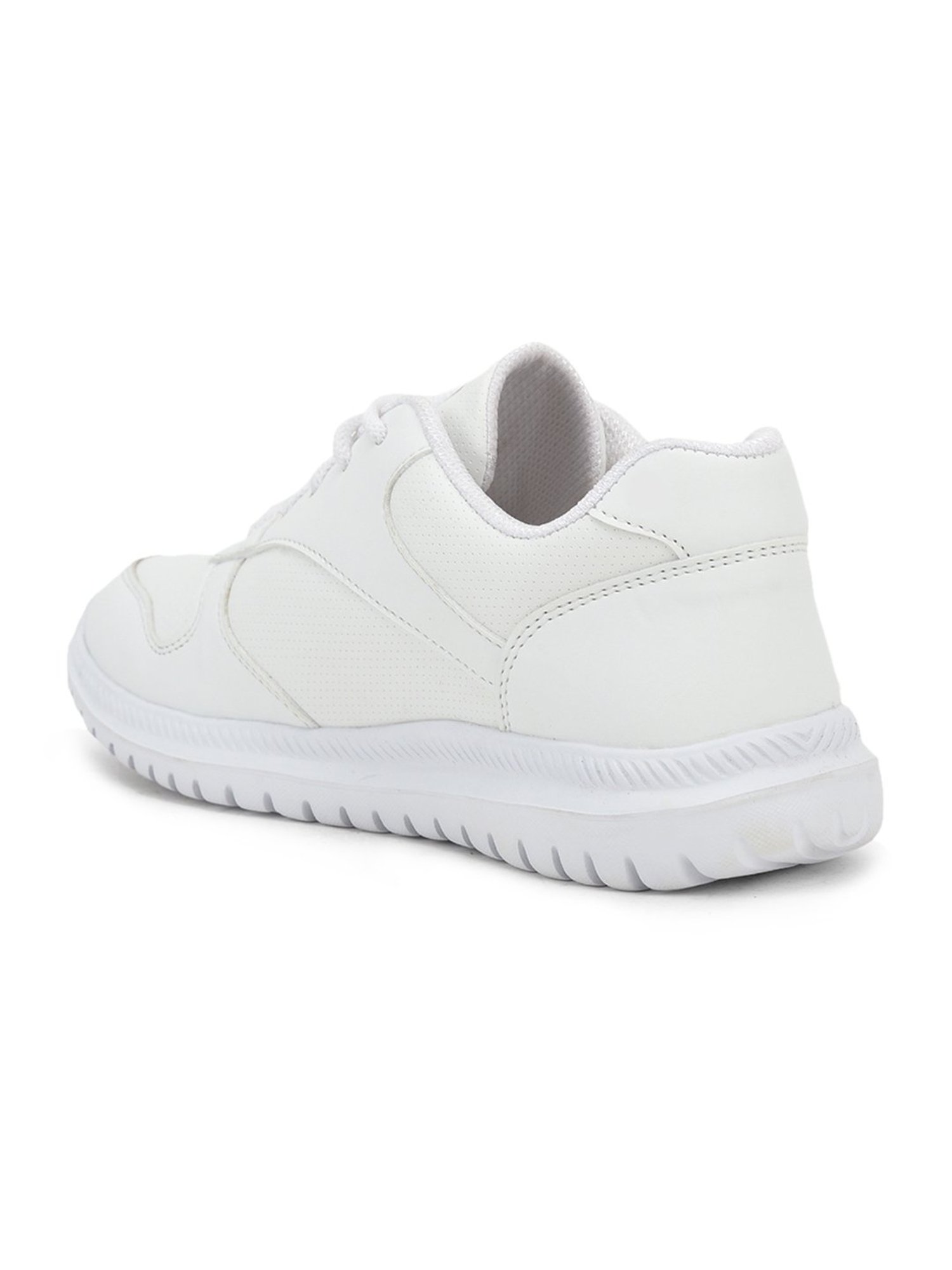 Force 10 By Liberty Kids White Lace Up Shoes