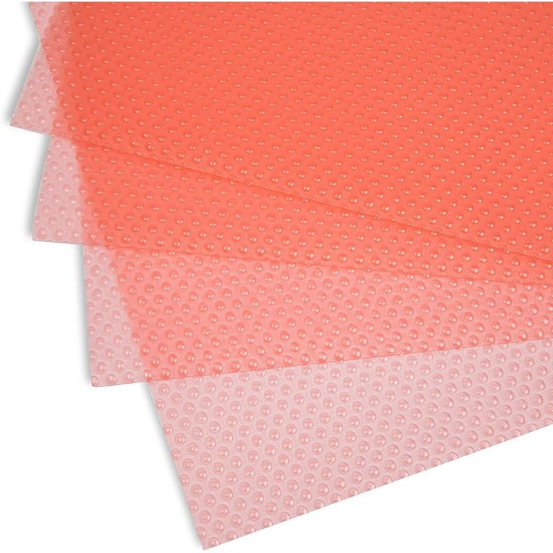 Okuna Outpost 16 Pack Plastic Refrigerator Liners, Shelf Mats in 4 Colors (17.75 x 11.4 in)