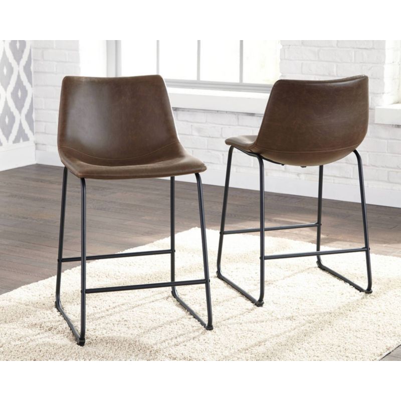 Centiar Single Counter Height Barstool Brown - Signature Design by Ashley