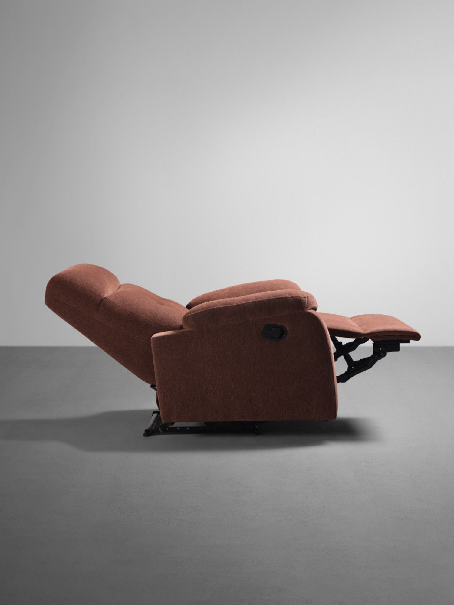 Durian Berry Black Premium Leatherette 2 Seater Sofa