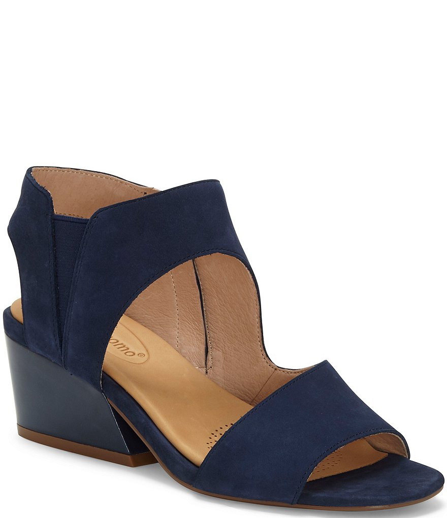 CC Corso Como Sayge Suede Block Heel Sandals