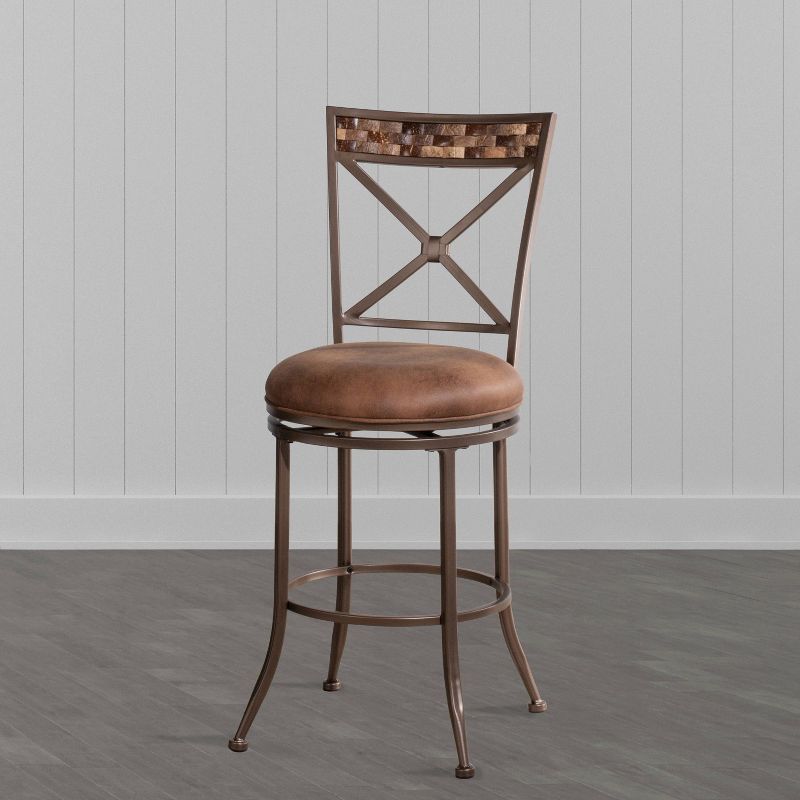 Compton Barstool Brown - Hillsdale Furniture