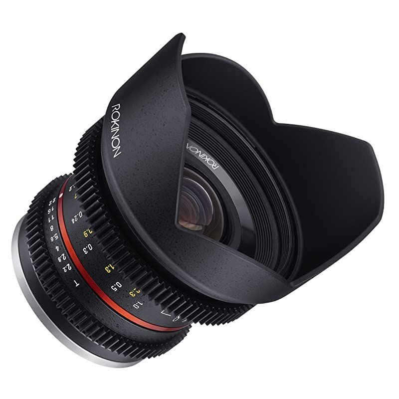 Cine CV12M-E 12mm T2.2 Cine Fixed Lens for Sony E-Mount and Other Cameras