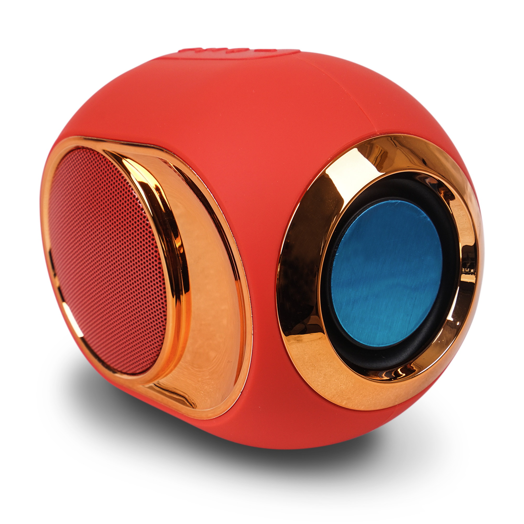 Sound Town 2-Pack X6 Waterproof Portable Bluetooth Speakers, TWS Bluetooth, IPX54, Stereo Sound, Built-in Mic for Phone Calls, for Home and Outdoor, Red (X6-RD-PAIR)