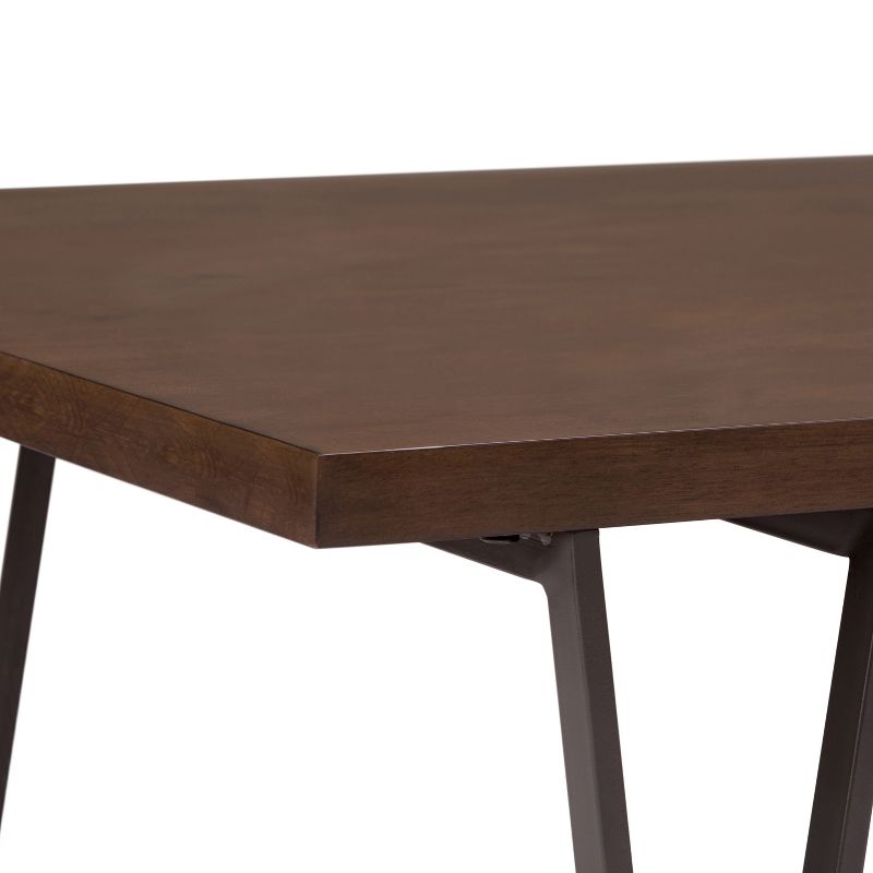 50" Travis Solid Wood Coffee Table Natural Aged Brown - WyndenHall