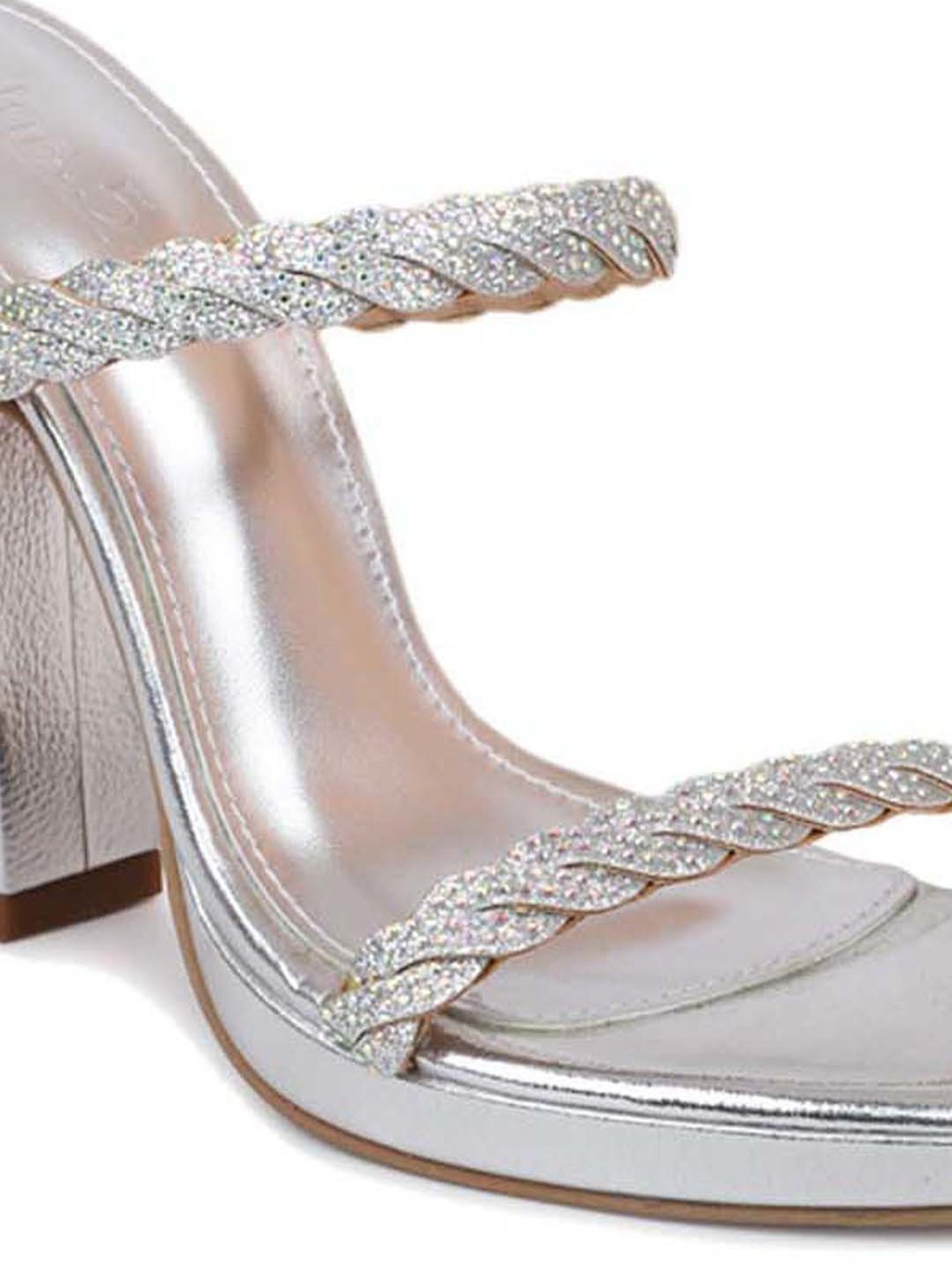Inc.5 Women's Silver Ethnic Sandals