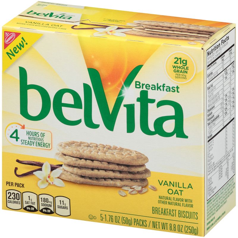 belVita Vanilla Oat Breakfast Biscuits - 5ct