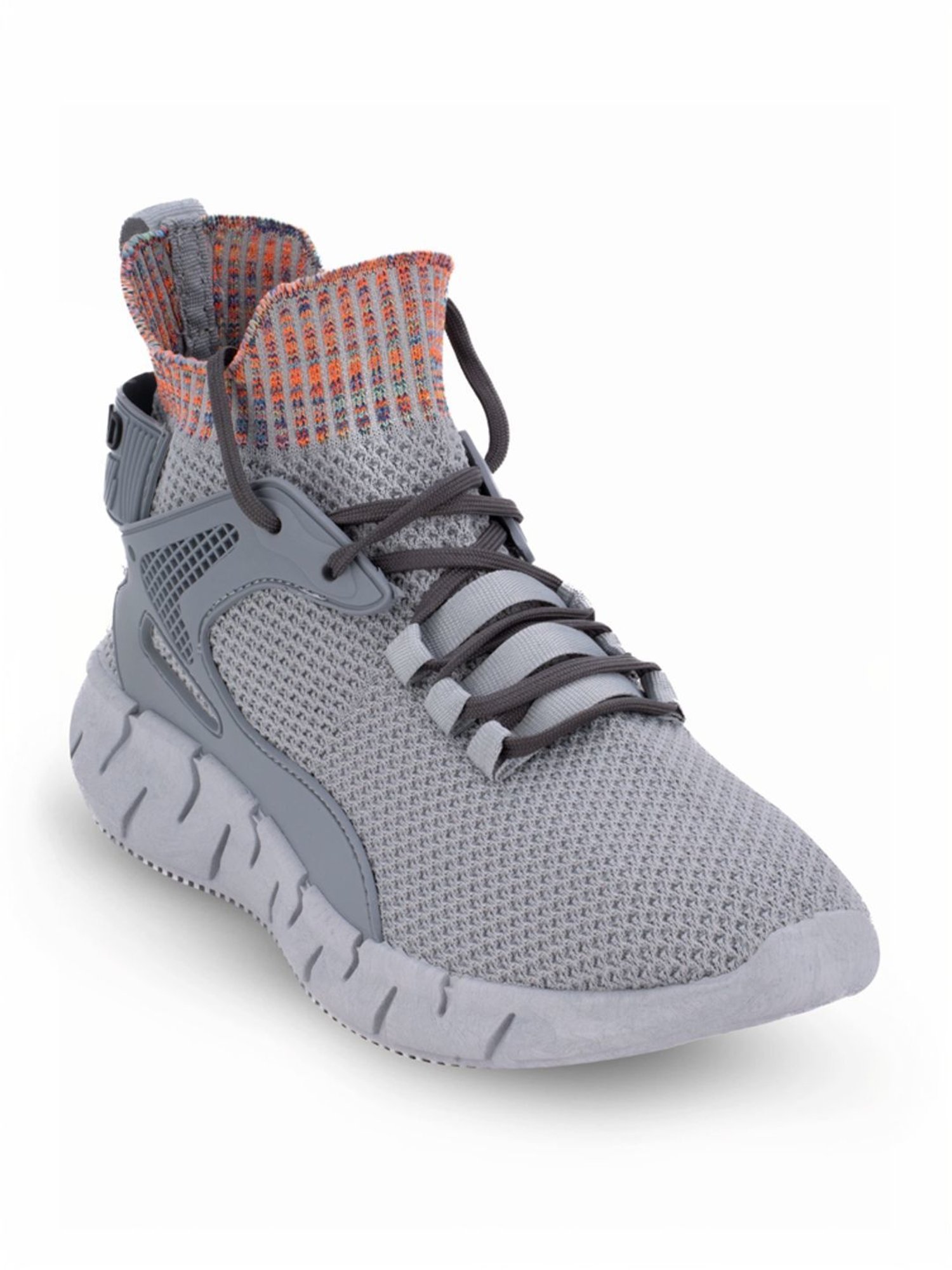 Rapid Box Men's Grey Running Shoes