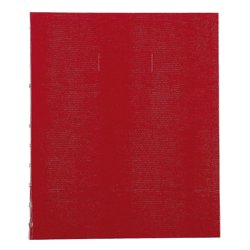 Blueline MiracleBind Notebook College/Margin 11 x 9 1/16 White Red Cover 75 Sheets AF1115083