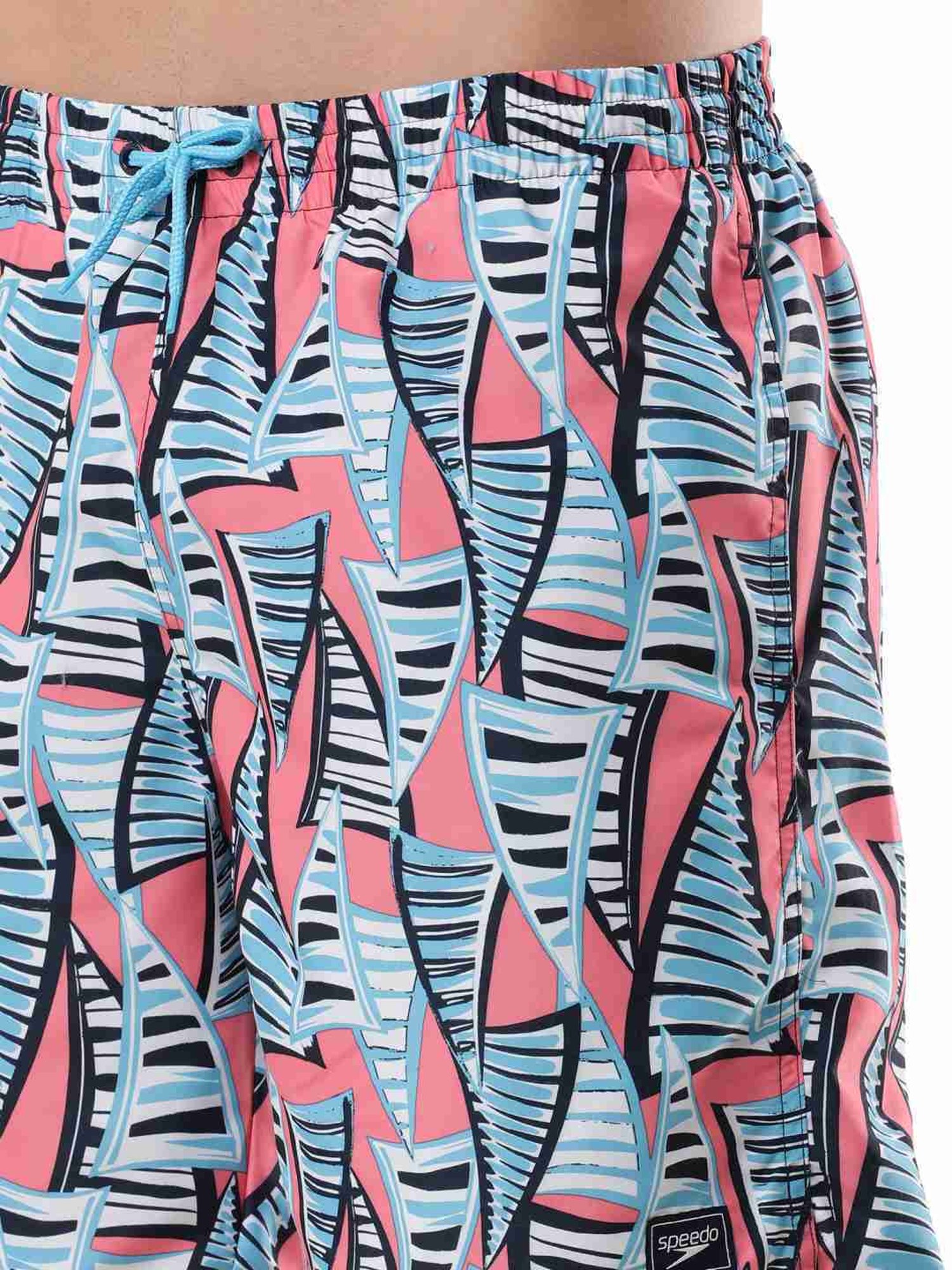 Speedo Fandango Pink Regular Fit Printed Swim Shorts