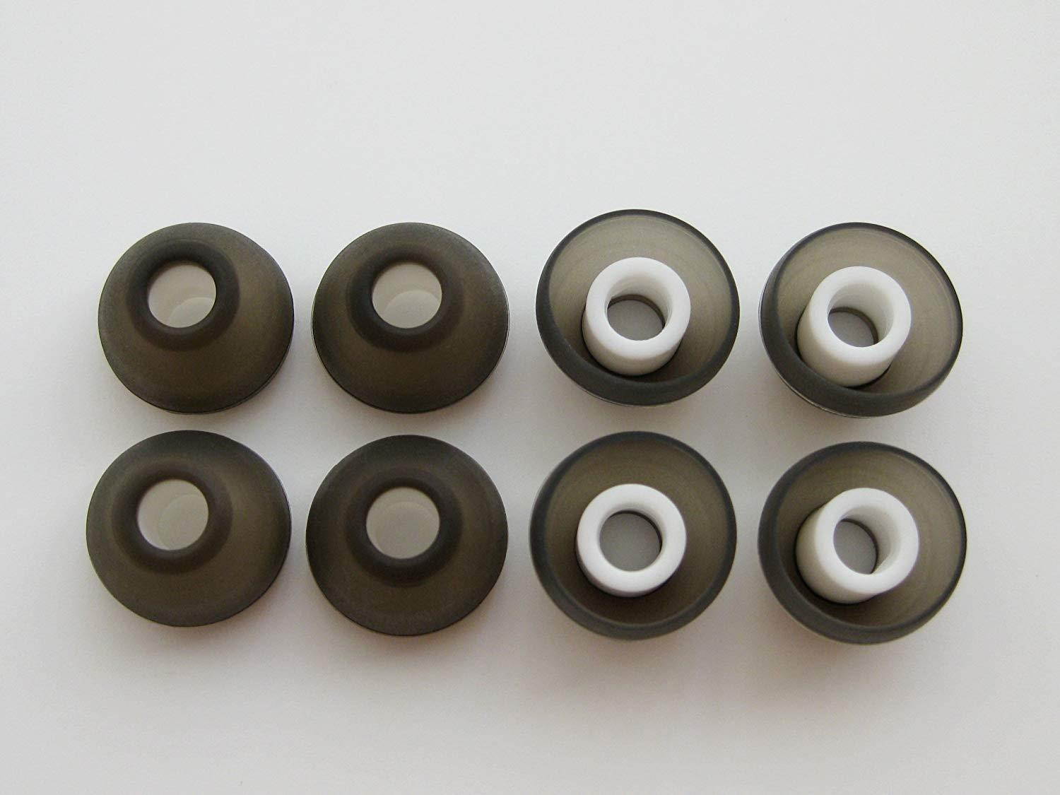 8 Large (L) Ergonomical Comfort Replacement Set Earbuds Eartips for Sennheiser IE Series, CX Series, CXC Series, CXL Series, OCX Series, and MM Series In Ear Earphone Headsets