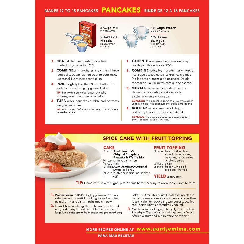 Aunt Jemima Original Complete Pancake & Waffle Mix - 2lb