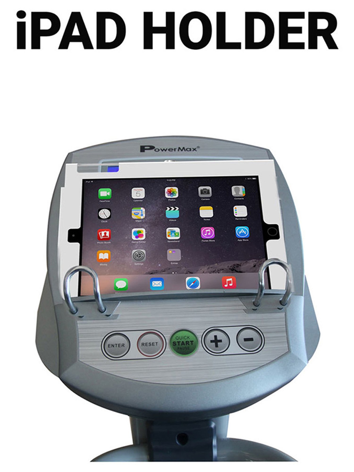 PowerMax Fitness EC-2000 Elliptical Trainer (Black)