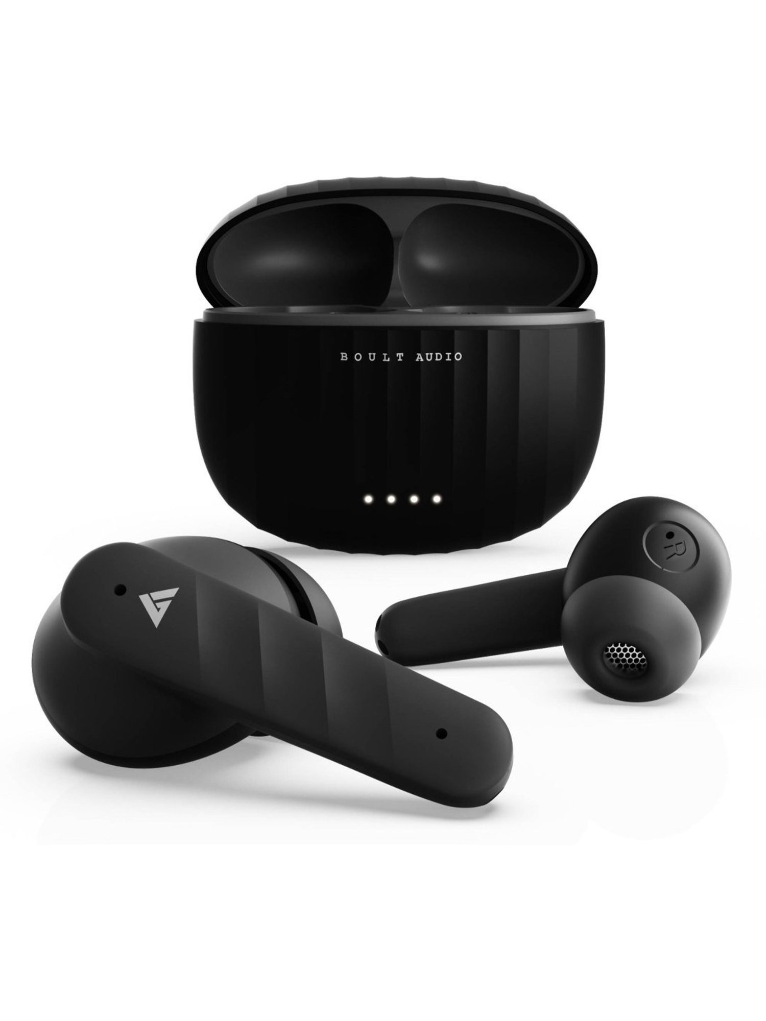 Boult Audio Airbass X45 with Quad Mic ENC, 40H Playtime, True Wireless Bluetooth Earbuds (Black)