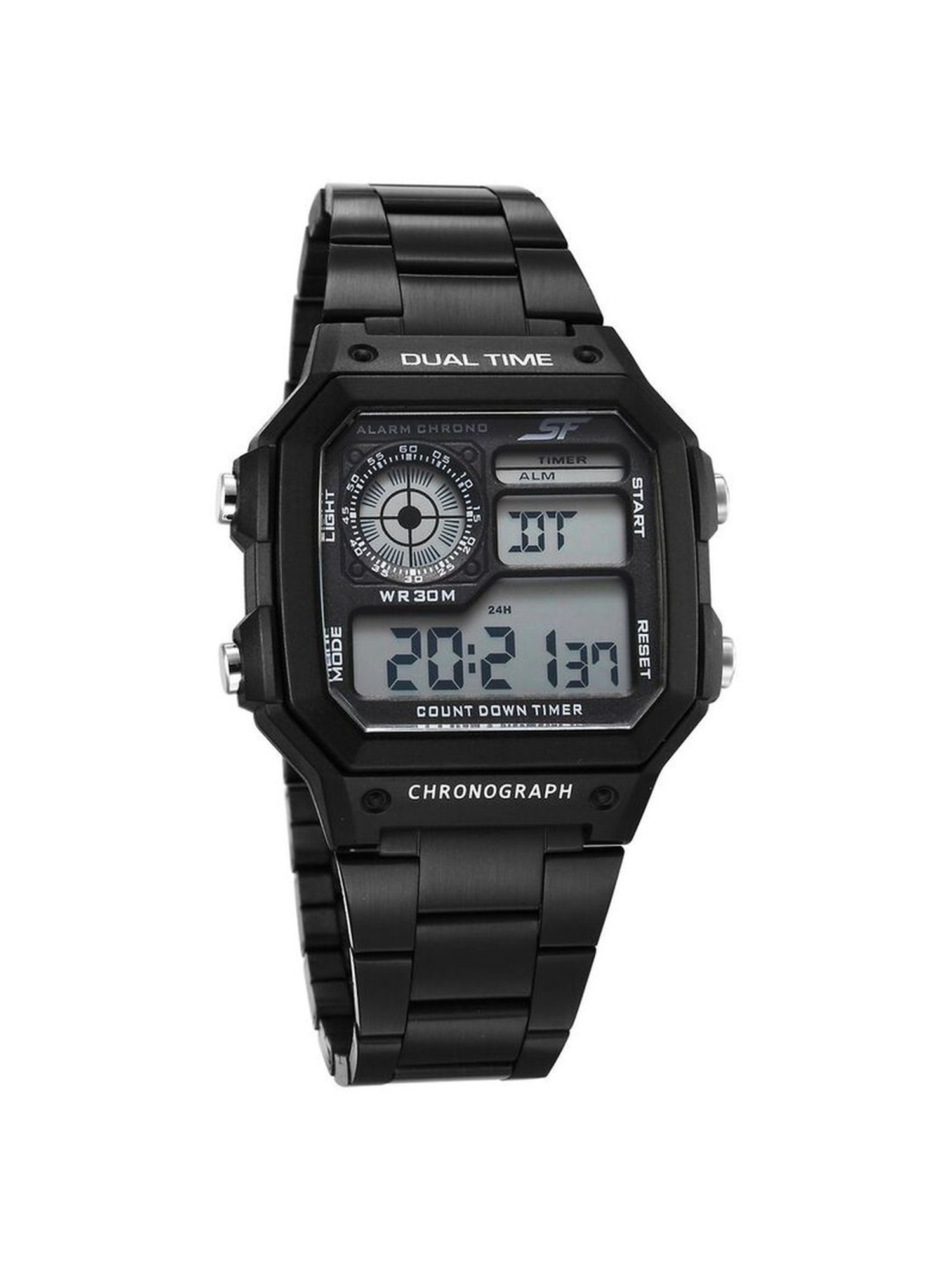 Sonata 77134PM02W Super Fibre Unisex Digital Watch