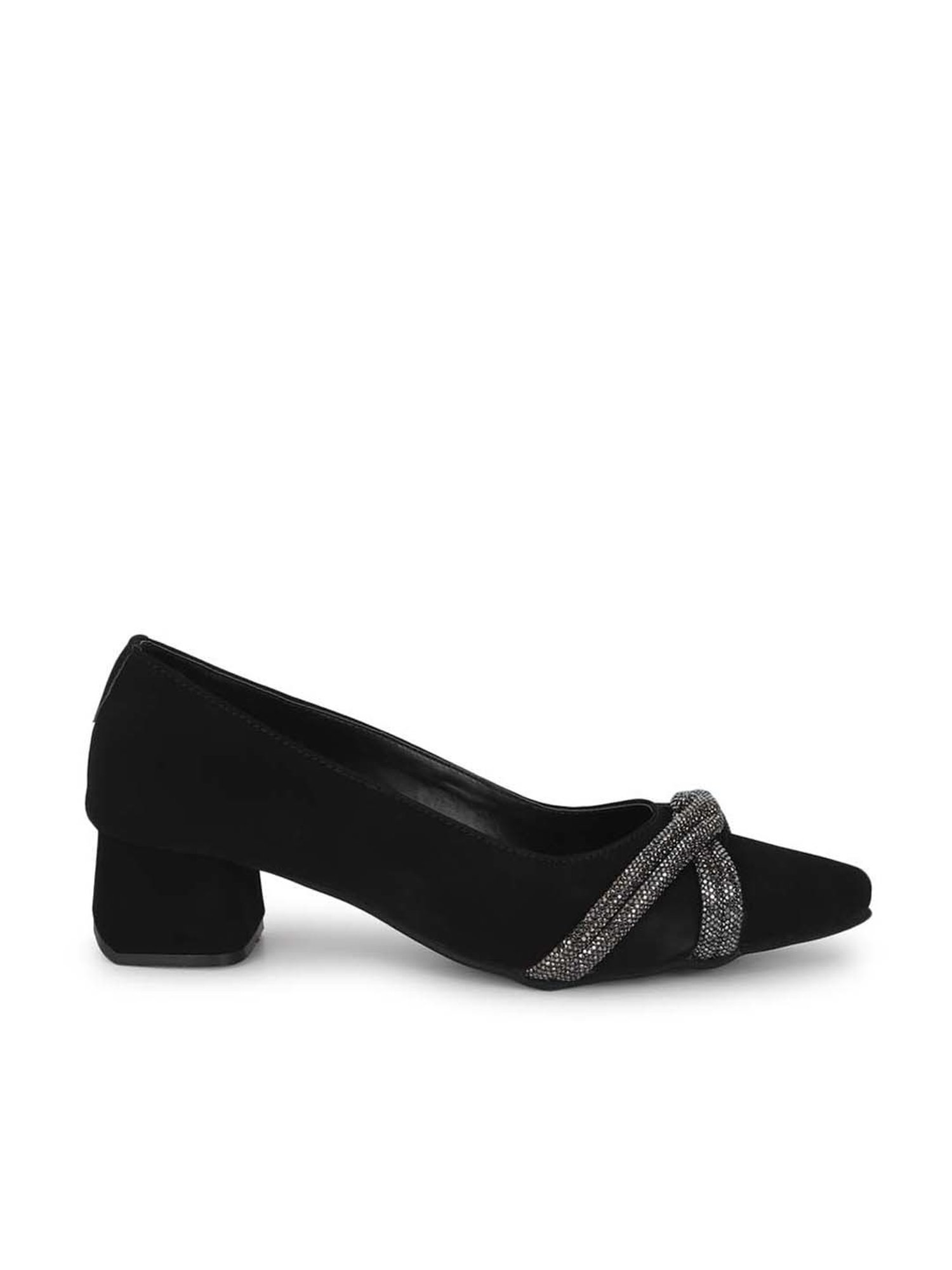 Truffle Collection Women's Black Casual Pumps