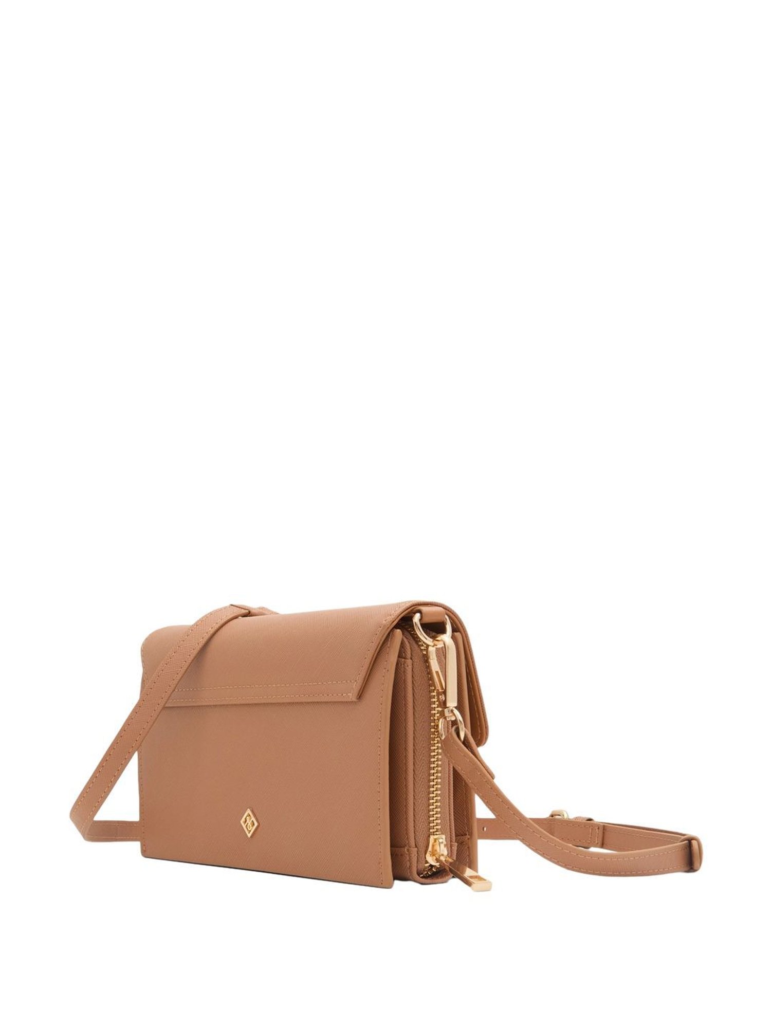 Call It Spring Tan Solid Small Sling Handbag