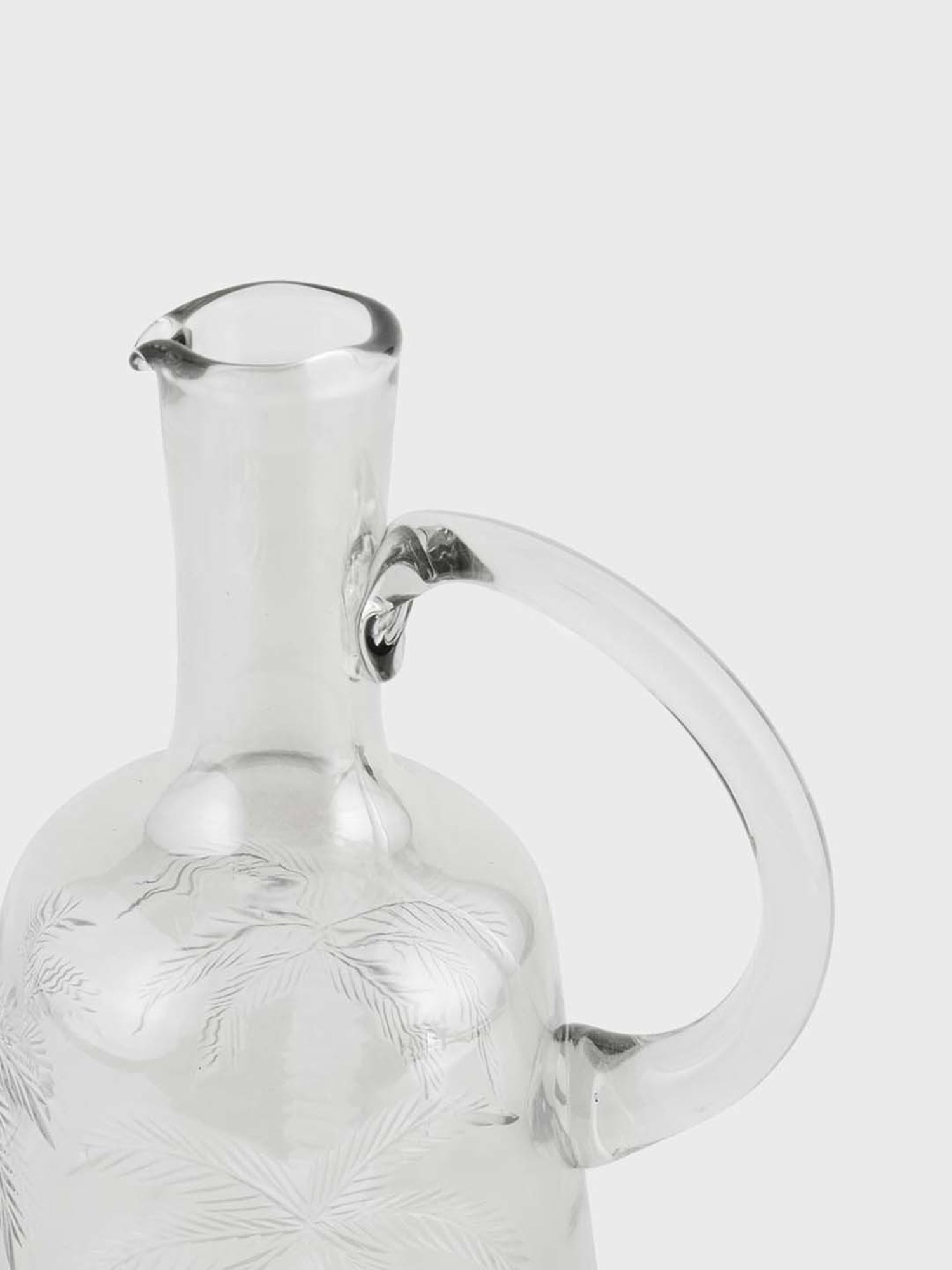 Fabindia Natural Glass Gulab Water Jug (0.55 L)
