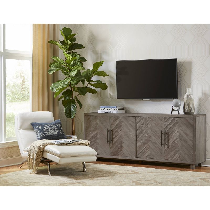 80" Palisades 4 Door Console Gray - Martin Furniture