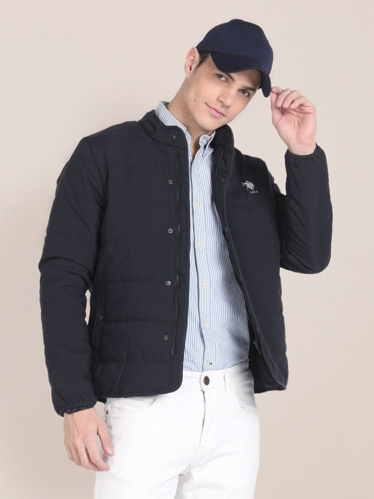 U.S. Polo Assn. Ink Blue Regular Fit Jacket