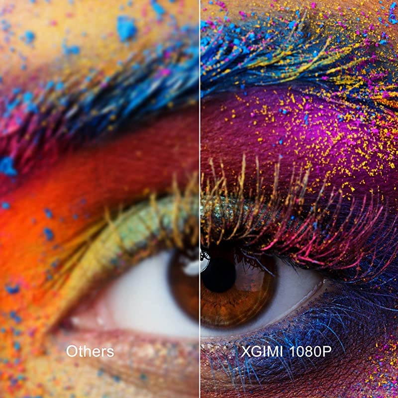 MOGO Pro Mini Portable Projector SmartTrue 1080P Full HD 300 ANSI Lumen Android TV 90 HarmanKardon Speakers 30000 Hours Lamp Life The Only 1080P Android TV Portable Projector